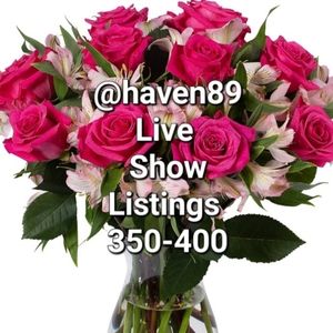 350-400 Live Show Listing!